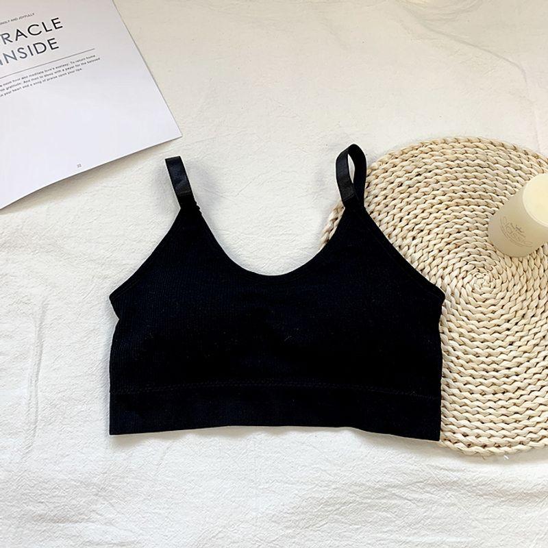 Девичье нижнее белье Женский бюстгальтер-майка без косточек для учениц средней и старшей школы, с поддержкой и обхватом груди, бесшовный студенческий топ-труба, маленькая майка на бретелях XL 120-135 Black
Девичье нижнее белье Женский бюстгальтер-майка без косточек для учениц средней и старшей школы, с поддержкой и обхватом груди, бесшовный студенческий топ-труба, маленькая майка на бретелях XL 120-135 Black