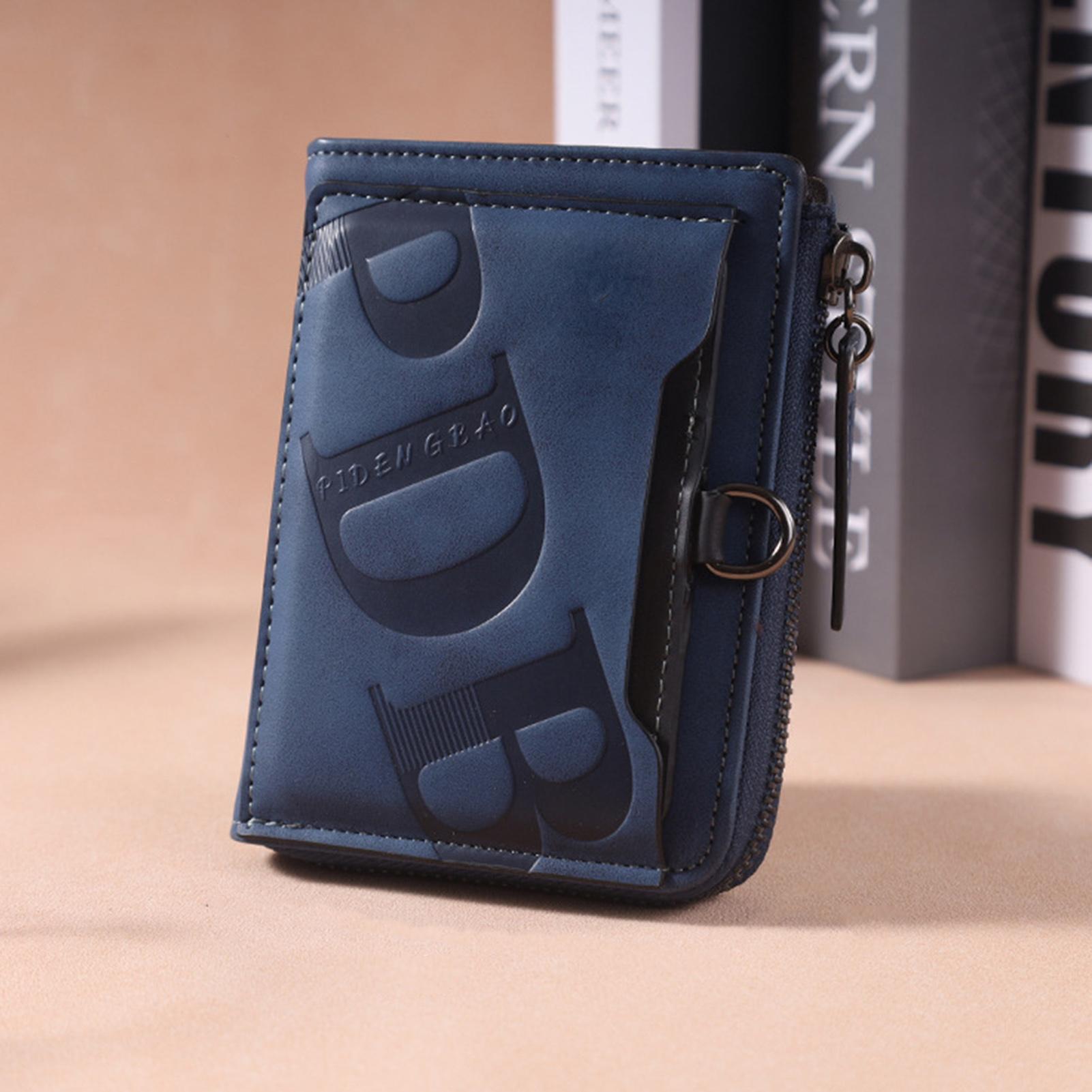 Модные мужские кошельки Кожаный кошелек на молнии Зажим для денег Мужские держатели для карт Мужской короткий кошелек для нескольких карт Кошелек для монет Новогодние подарки синий
Модные мужские кошельки Кожаный кошелек на молнии Зажим для денег Мужские держатели для карт Мужской короткий кошелек для нескольких карт Кошелек для монет Новогодние подарки синий