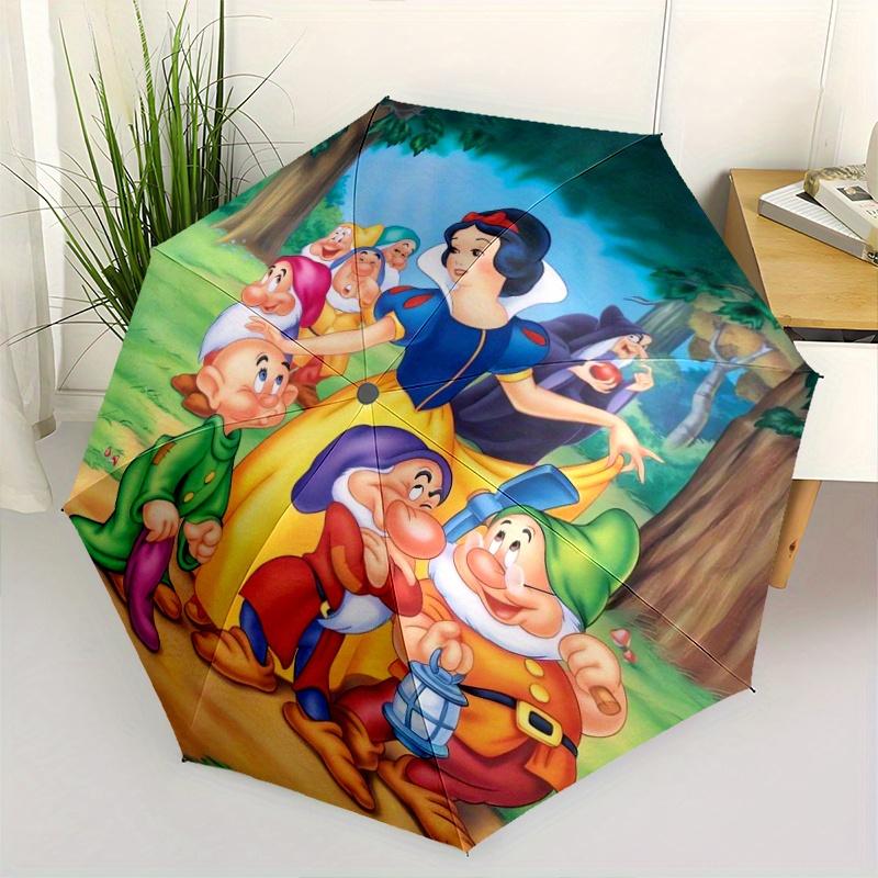 Disney Snow White and the Seven Dwarfs Automatic Folding Umbrella - 3 Folding Design, Vivid Cartoon Pattern, Suitable for Outdoor Activities
Disney Snow White and the Seven Dwarfs Automatic Folding Umbrella - 3 Folding Design, Vivid Cartoon Pattern, Suitable for Outdoor Activities
