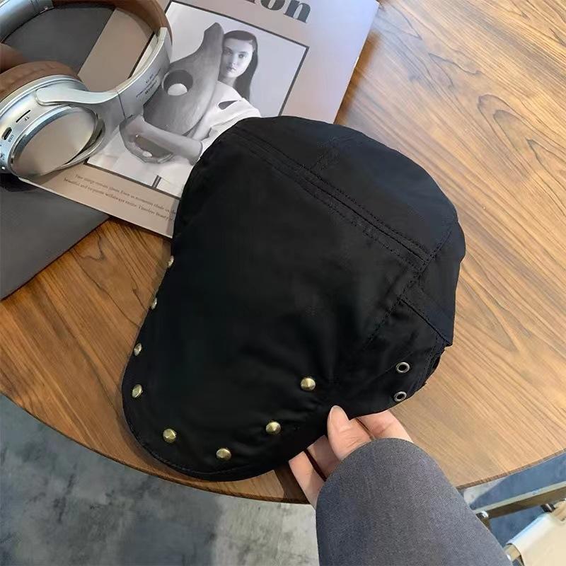 Винтажная заклепочная шляпа женская весна-лето узкое лицо маленький солнцезащитный берет с утиным язычком все для повседневной носки женщина 58
Винтажная заклепочная шляпа женская весна-лето узкое лицо маленький солнцезащитный берет с утиным язычком все для повседневной носки женщина 58