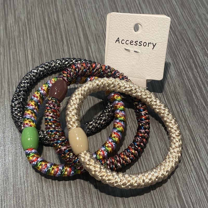 4 шт./набор Женские высокоэластичные резинки для волос Плетеные резинки для браслетов толстая веревка для волос модные резинки для волос
4 шт./набор Женские высокоэластичные резинки для волос Плетеные резинки для браслетов толстая веревка для волос модные резинки для волос
