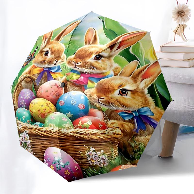 1pc Easter Eggs Automatic Folding Umbrella, Portable 3-Fold Design with Floral Patterns, Perfect for Fans, Travelers, Daily Use, and Festive Gifts!H08
1pc Easter Eggs Automatic Folding Umbrella, Portable 3-Fold Design with Floral Patterns, Perfect for Fans, Travelers, Daily Use, and Festive Gifts!H08