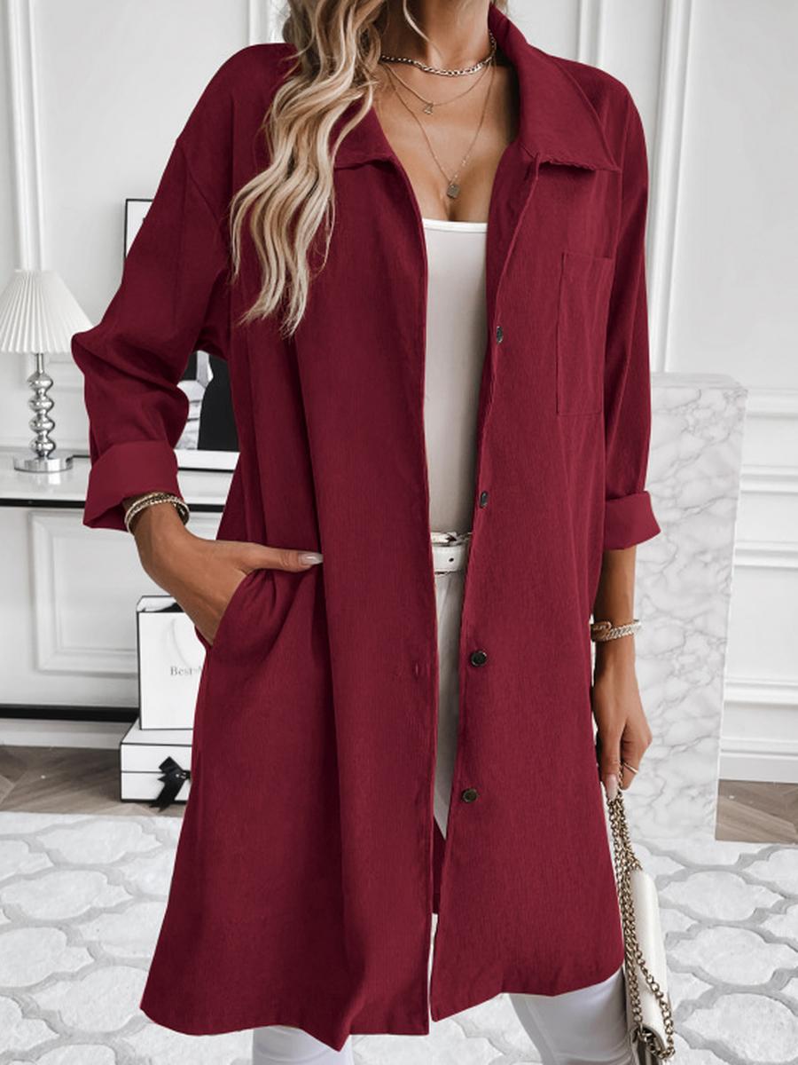 Fall/Winter Velvet Lapel Long Sleeve Vintage Coat Women s Fashion Versatile XXL червоний
Fall/Winter Velvet Lapel Long Sleeve Vintage Coat Women s Fashion Versatile XXL червоний