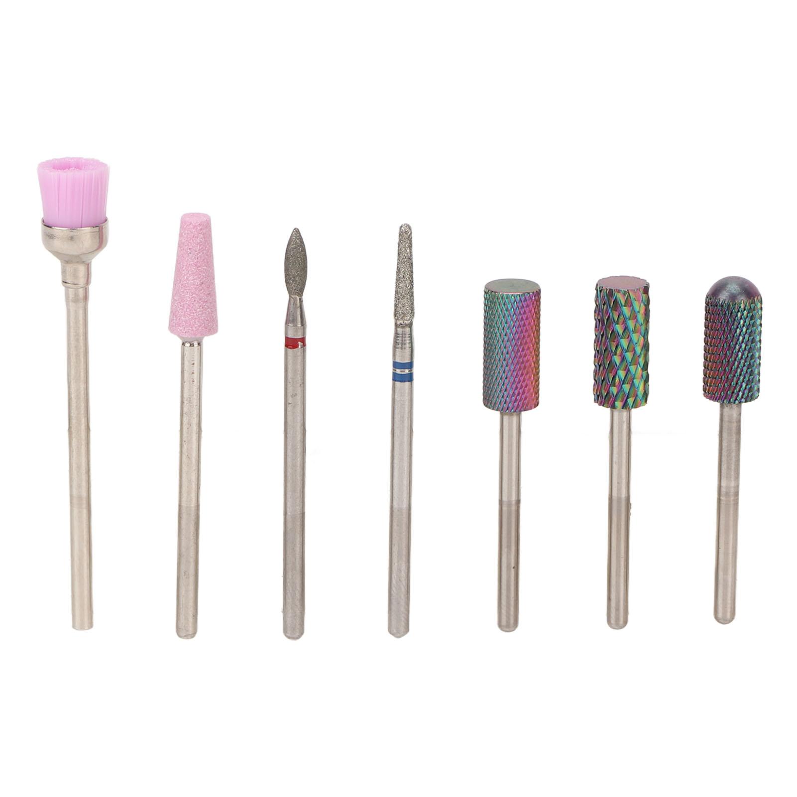 7pcs Nail Drill Bits Stainless Steel Fast Removal Gel Multifunctional Nail Grinding Heads Set with Storage Box
7pcs Nail Drill Bits Stainless Steel Fast Removal Gel Multifunctional Nail Grinding Heads Set with Storage Box