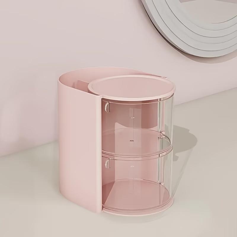 Multi-Layer Hair Accessories Storage Box Rotating Transparent Jewelry Organizer Desktop Case for Makeup Brush Powder Puff
Multi-Layer Hair Accessories Storage Box Rotating Transparent Jewelry Organizer Desktop Case for Makeup Brush Powder Puff