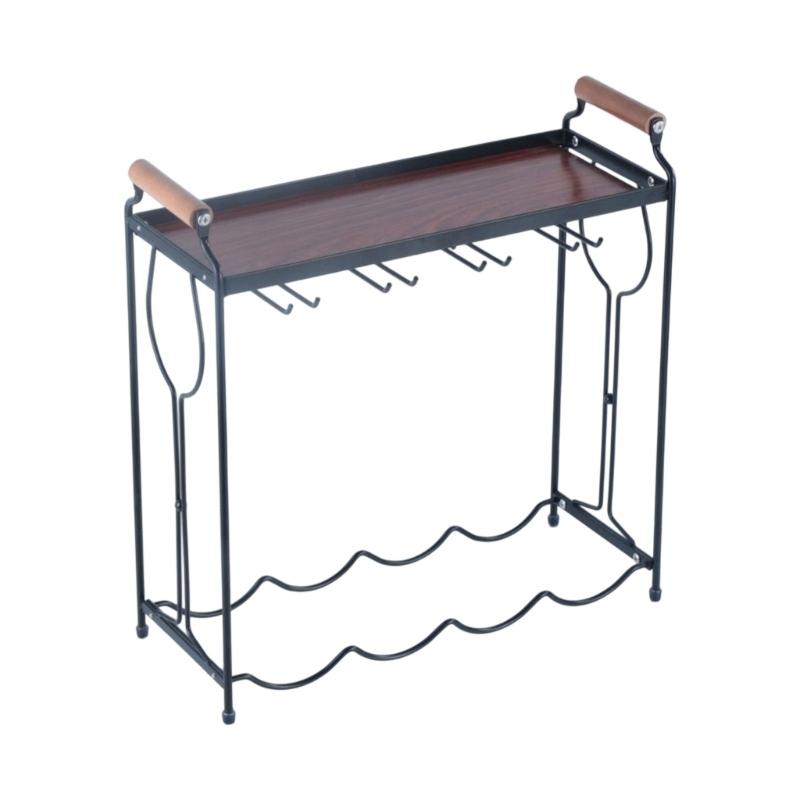 Quick Assembly Modern Style Wine Glass Storage Organizers With Sturdy Metal Frame Wood Base For Homes Bar Kitchens Space Optimization 1
Quick Assembly Modern Style Wine Glass Storage Organizers With Sturdy Metal Frame Wood Base For Homes Bar Kitchens Space Optimization 1