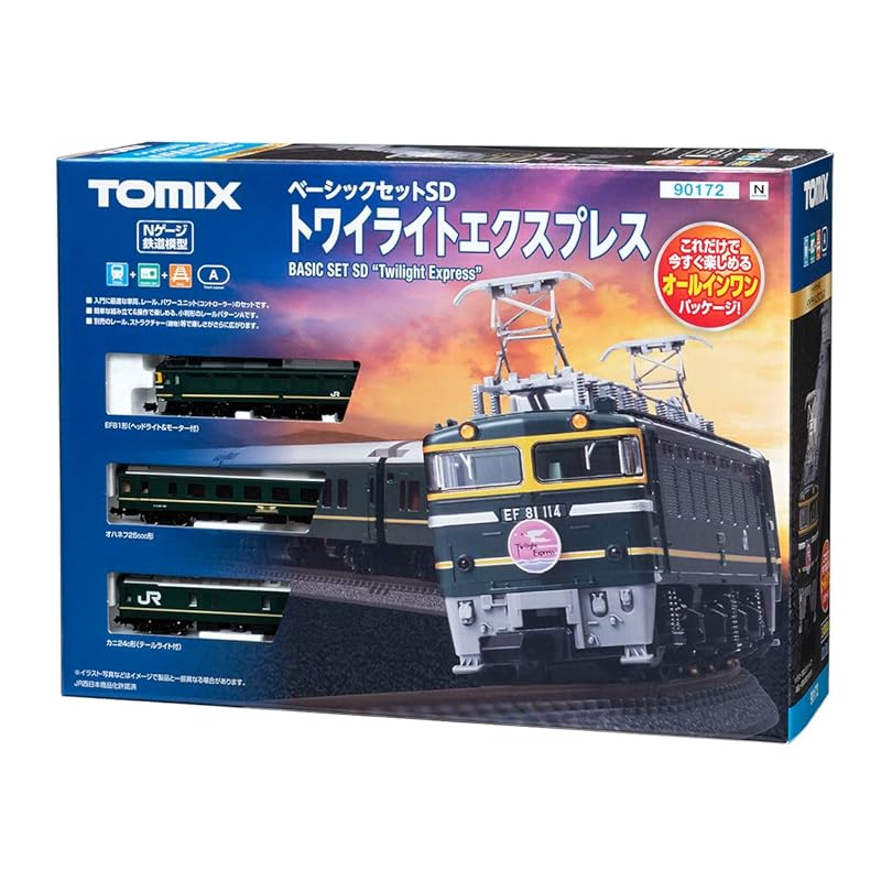 TOMYTEC TOMIX N gauge Basic set SD twilight express 90172 model railway introductory set
TOMYTEC TOMIX N gauge Basic set SD twilight express 90172 model railway introductory set
