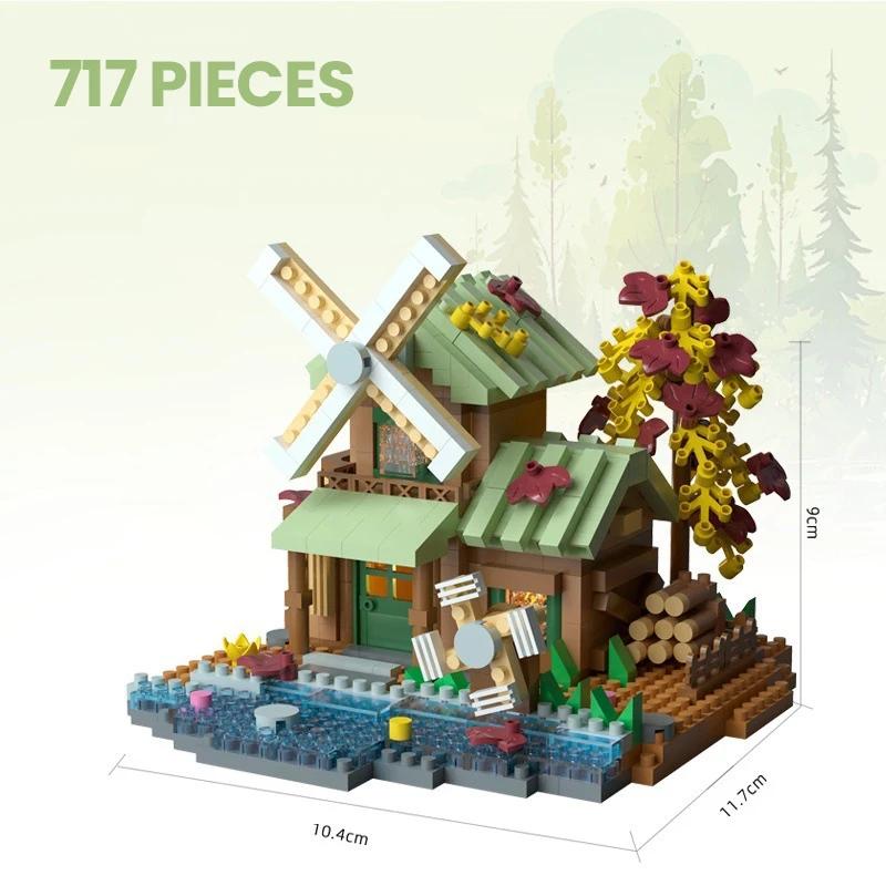 Diy Street View Building Model Assemble Building Blocks Forest Tree House Puzzle Windmill Tree House Decoration Toys Table Decor
Diy Street View Building Model Assemble Building Blocks Forest Tree House Puzzle Windmill Tree House Decoration Toys Table Decor