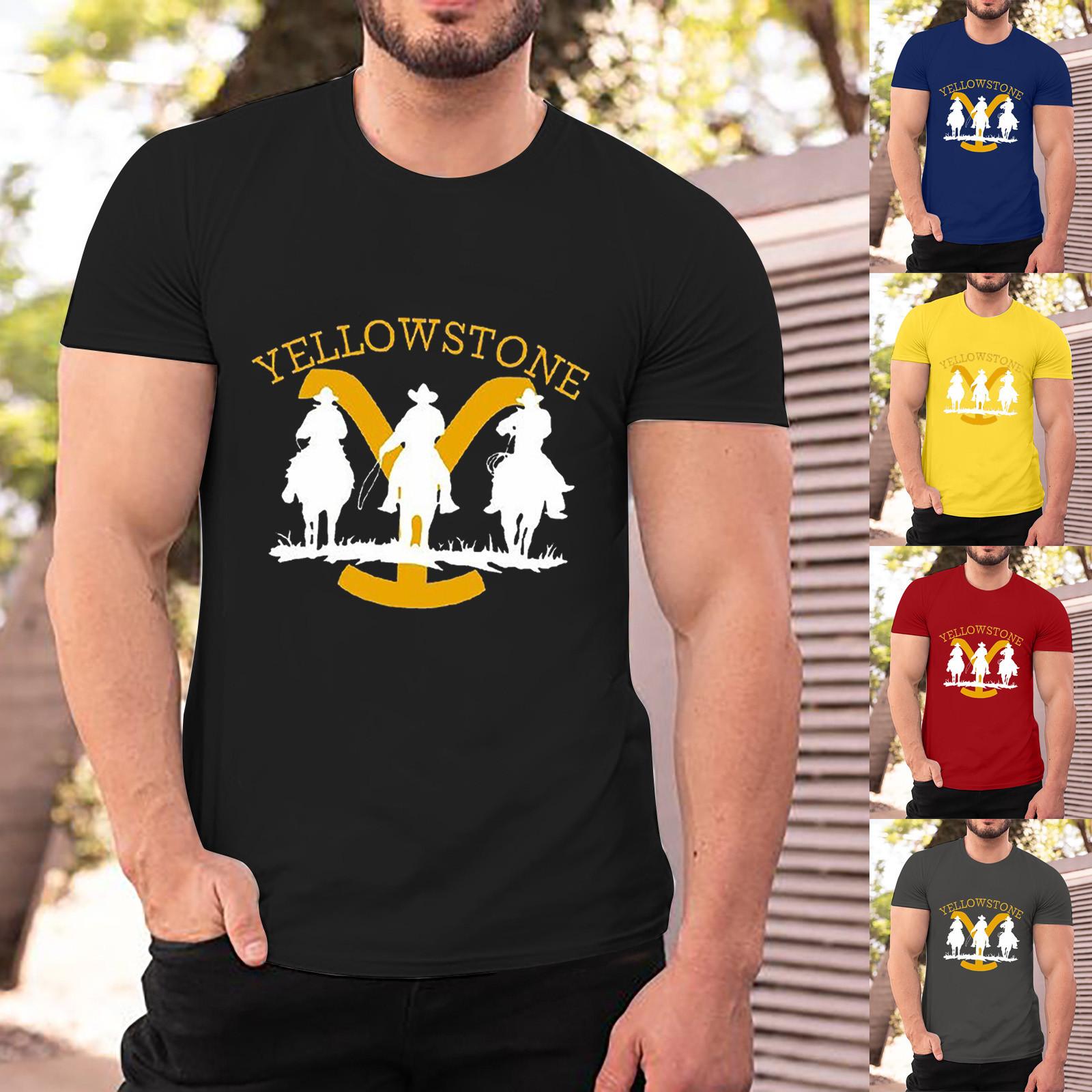 Мужская модная блузка с круглым вырезом и коротким рукавом с принтом XL 
Мужская модная блузка с круглым вырезом и коротким рукавом с принтом XL