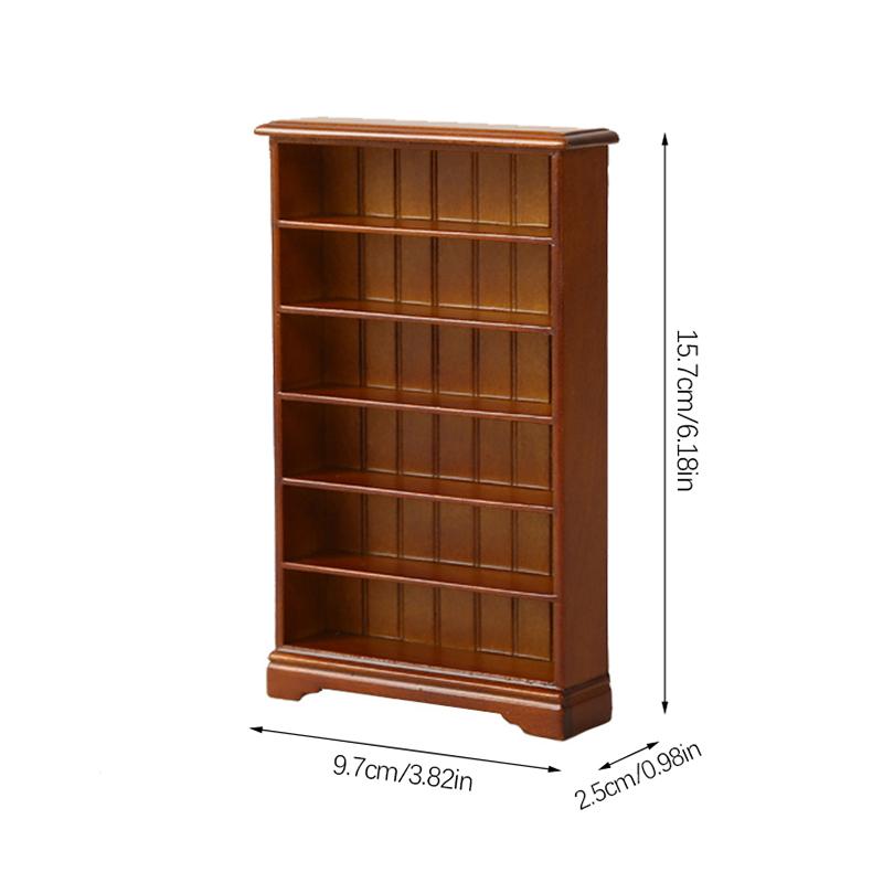 1:12 Dollhouse Miniature Bookcase 6-layer Storage Rack Display Cabinet Showcase Furniture Model Decor Toy Doll House Accessories бежевый
1:12 Dollhouse Miniature Bookcase 6-layer Storage Rack Display Cabinet Showcase Furniture Model Decor Toy Doll House Accessories бежевый