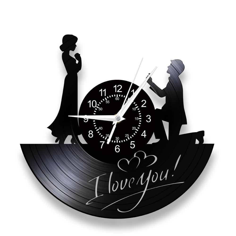 Romantic Proposal Vinyl Record Wall Clock I Love You Decorative Timepieces Couple s Special Moment Engagement Home Decor Clock
Romantic Proposal Vinyl Record Wall Clock I Love You Decorative Timepieces Couple s Special Moment Engagement Home Decor Clock