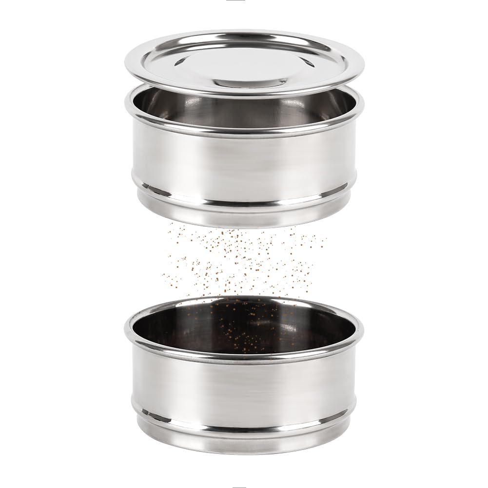 watchget Coffee Sieve, Stainless Steel Coffee Powder Sifter, Calibration Sieve, Coffee Bean Grinding Test Sieve with Lid, 20 Mesh
watchget Coffee Sieve, Stainless Steel Coffee Powder Sifter, Calibration Sieve, Coffee Bean Grinding Test Sieve with Lid, 20 Mesh