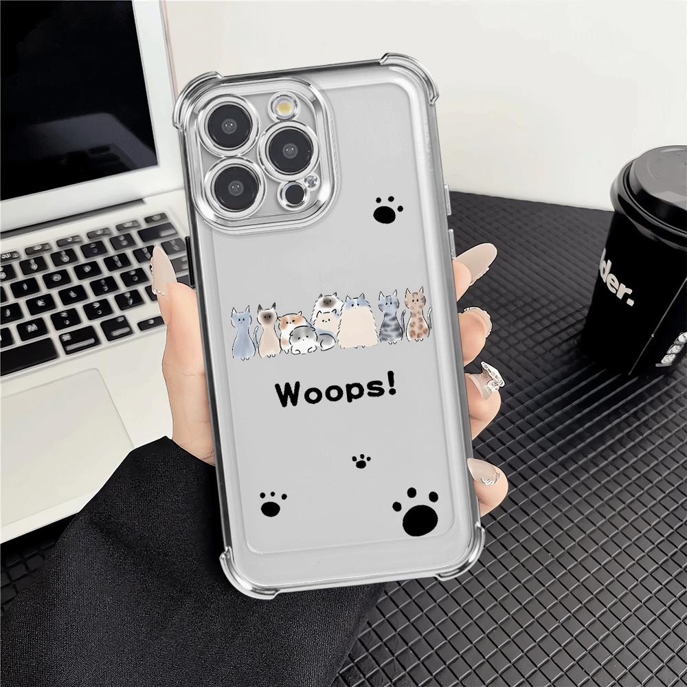 Case for Apple iPhone 17 Pro Max Air 14 13 11 12 Plus 15 16 Pro 16e Phone Cover Cute Cartoon Cat iPhone 13 Pro Max
Case for Apple iPhone 17 Pro Max Air 14 13 11 12 Plus 15 16 Pro 16e Phone Cover Cute Cartoon Cat iPhone 13 Pro Max