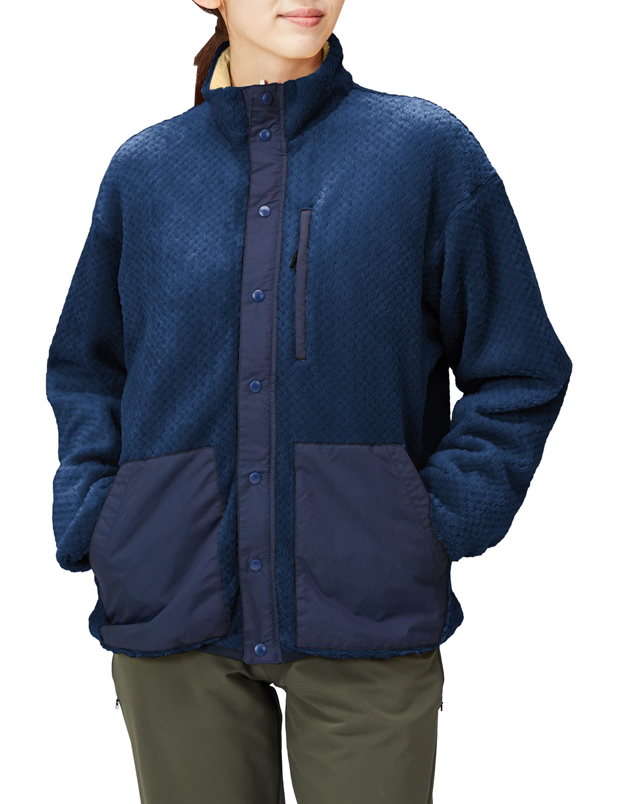 Mizuno Polartec High Loft Reversible Fleece Iris Size L Women s Jacket, Navy, (B2MC2701)
Mizuno Polartec High Loft Reversible Fleece Iris Size L Women s Jacket, Navy, (B2MC2701)