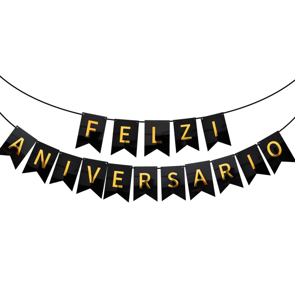 1Pc/5pcs/10pcs Spanish Letter Flag Birthday Decoration Paper Happy Birthday Banner for Birthday Party Backdrop Pendant Decor 1pc чорний
1Pc/5pcs/10pcs Spanish Letter Flag Birthday Decoration Paper Happy Birthday Banner for Birthday Party Backdrop Pendant Decor 1pc чорний