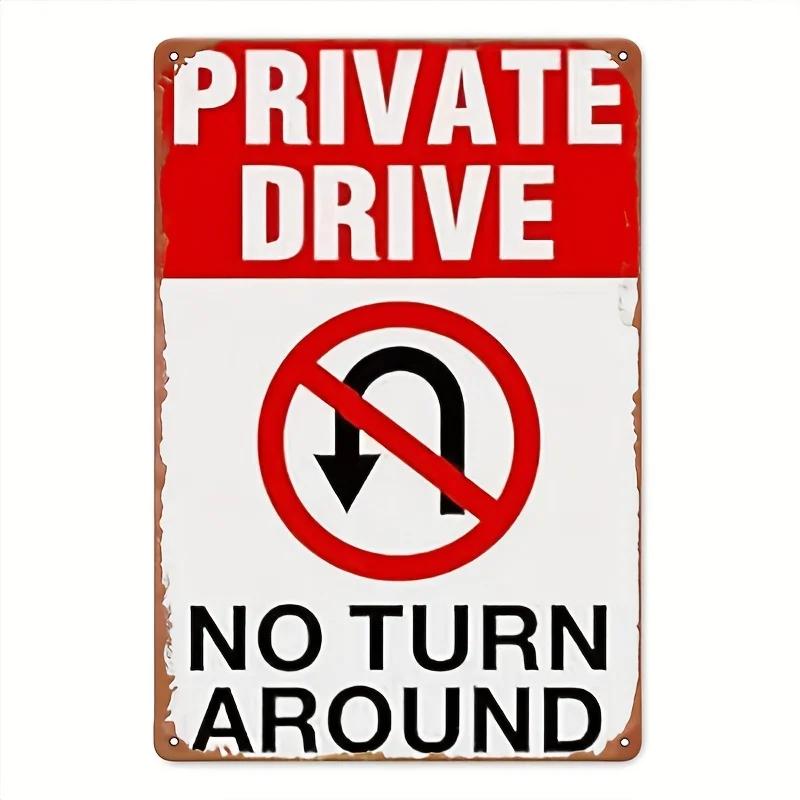 Vintage Metal Tin Sign Private Driveway No UTurn Sign Weatherproof Wall Decor 20x30cm
Vintage Metal Tin Sign Private Driveway No UTurn Sign Weatherproof Wall Decor 20x30cm