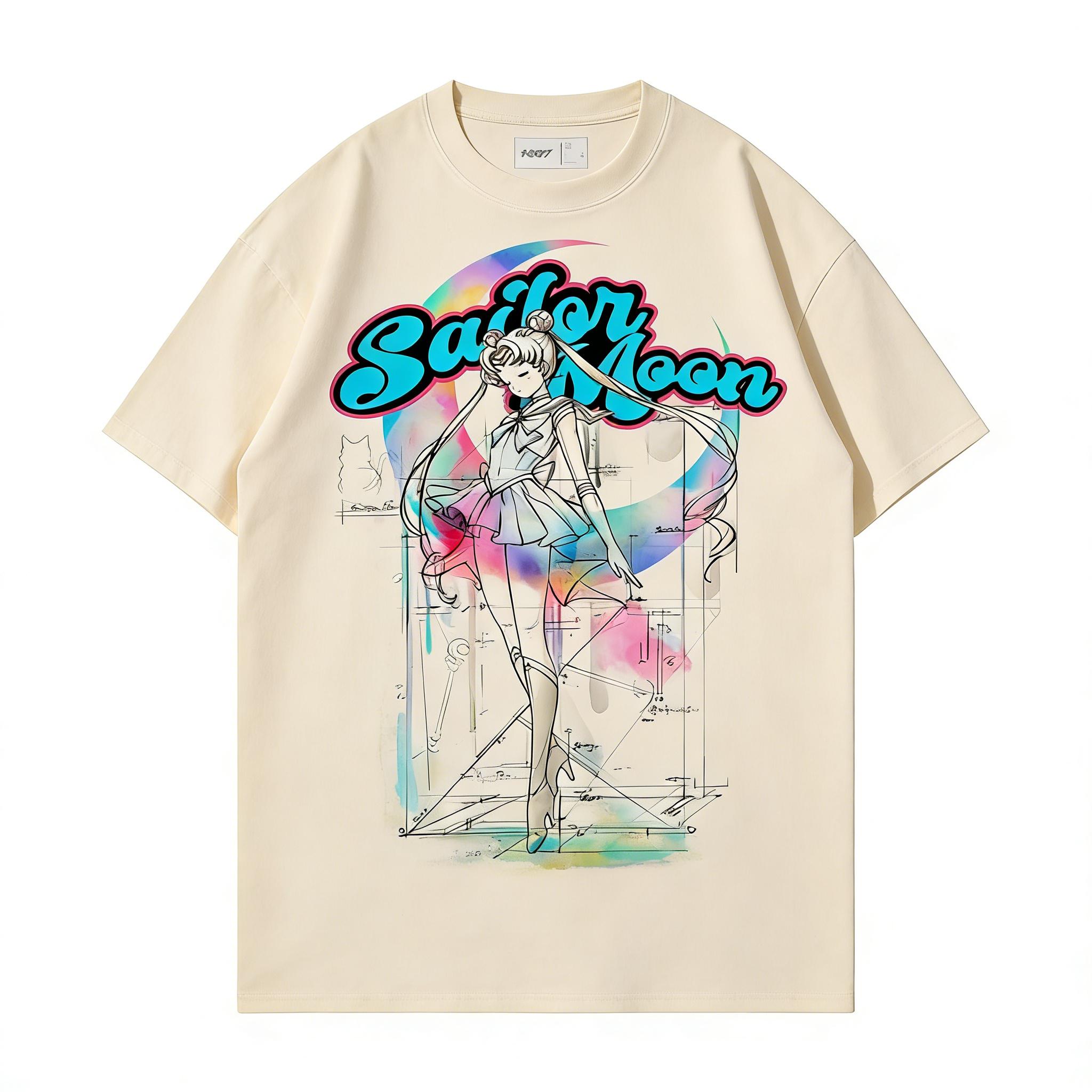 Summer 2026 Sailor Moon Sailor Moon Watercolor Line Draft Street Trend 100 Cotton Print Loose Tshirt for Unisex and Women Top 4XL
Summer 2026 Sailor Moon Sailor Moon Watercolor Line Draft Street Trend 100 Cotton Print Loose Tshirt for Unisex and Women Top 4XL
