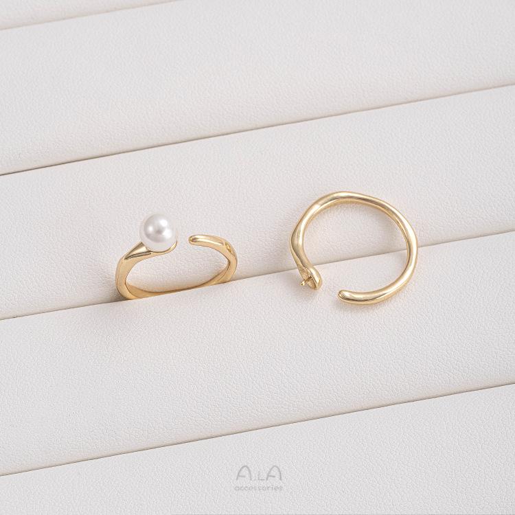 Кольцо-колпачок для бусин в виде розового тюльпана и листьев из золота 14 карат с жемчугом для вклеивания Adjustable Open
Кольцо-колпачок для бусин в виде розового тюльпана и листьев из золота 14 карат с жемчугом для вклеивания Adjustable Open