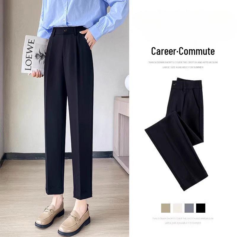 Woolen High-Waist Fleece-Lined Slimming Cigarette Pants, Autumn/Winter, Elastic Waist, Cropped Loose Fit XL (recommended for 120-130 jin)
Woolen High-Waist Fleece-Lined Slimming Cigarette Pants, Autumn/Winter, Elastic Waist, Cropped Loose Fit XL (recommended for 120-130 jin)