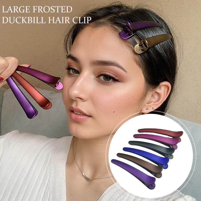 12Pcs Professional Salon Styling Tools Plastic Hair Clamps Duckbill Clip Frosted Large Colorful Barrette Crocodile Hair Clips
12Pcs Professional Salon Styling Tools Plastic Hair Clamps Duckbill Clip Frosted Large Colorful Barrette Crocodile Hair Clips
