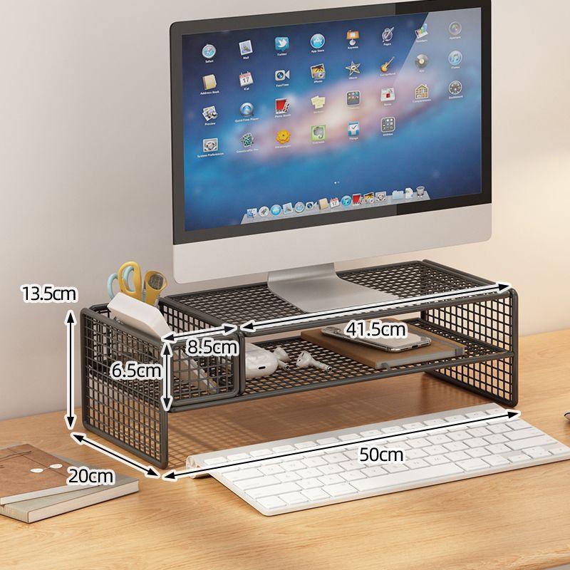 Double-Deck Computer Monitor Riser Holder Pc Screen Stand Bracket Desktop Laptop Keyboard Mouse Storage Organizer Pen Container A3
Double-Deck Computer Monitor Riser Holder Pc Screen Stand Bracket Desktop Laptop Keyboard Mouse Storage Organizer Pen Container A3