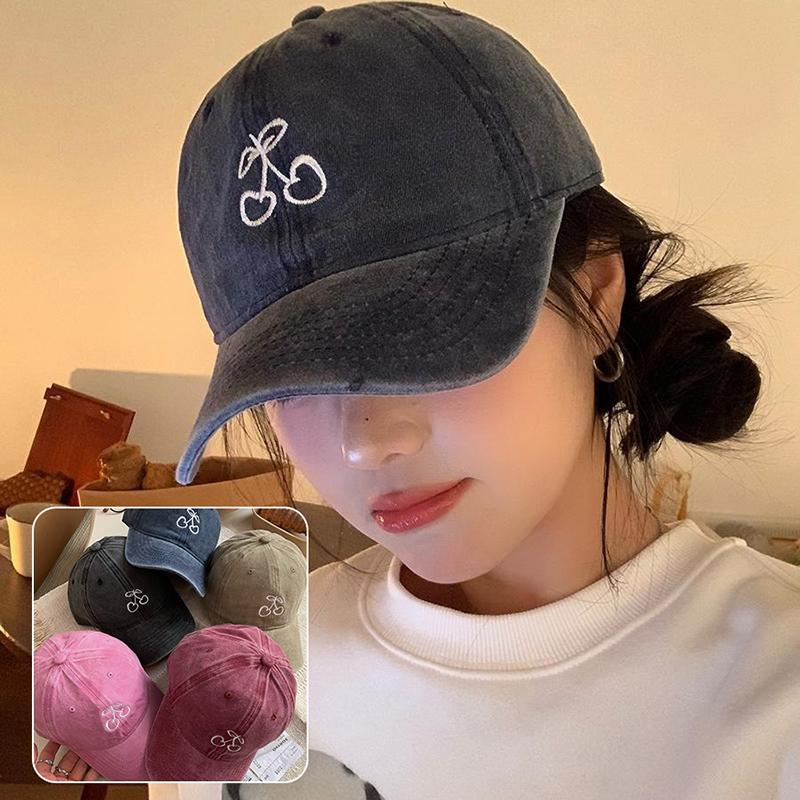 Cherry Embroidery Baseball Hat For Women Girl Long Brim Snapback Duck Tongue Hats Soft Washed Cotton Outdoor Visors Peaked Cap хакі
Cherry Embroidery Baseball Hat For Women Girl Long Brim Snapback Duck Tongue Hats Soft Washed Cotton Outdoor Visors Peaked Cap хакі