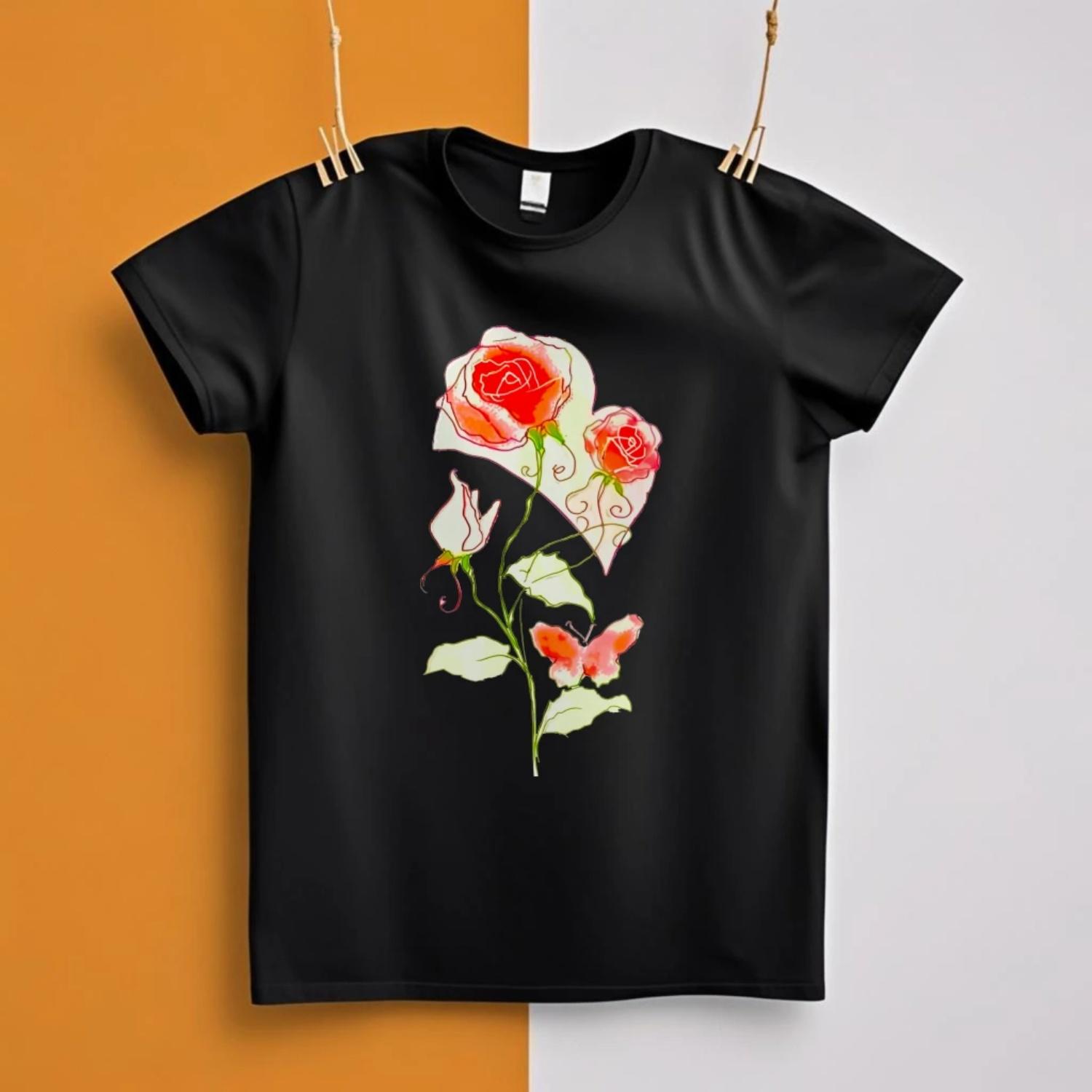 Graphic Women s T-Shirt Short Sleeve Floral Print Streetwear SpringSummer Trendy2025 Fast Ship S чёрный
Graphic Women s T-Shirt Short Sleeve Floral Print Streetwear SpringSummer Trendy2025 Fast Ship S чёрный