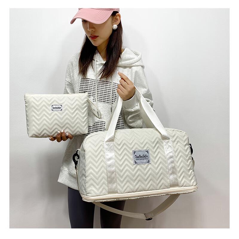 Multifunction Dry Wet Separation Travel Duffel Bag 36-55L
Multifunction Dry Wet Separation Travel Duffel Bag 36-55L