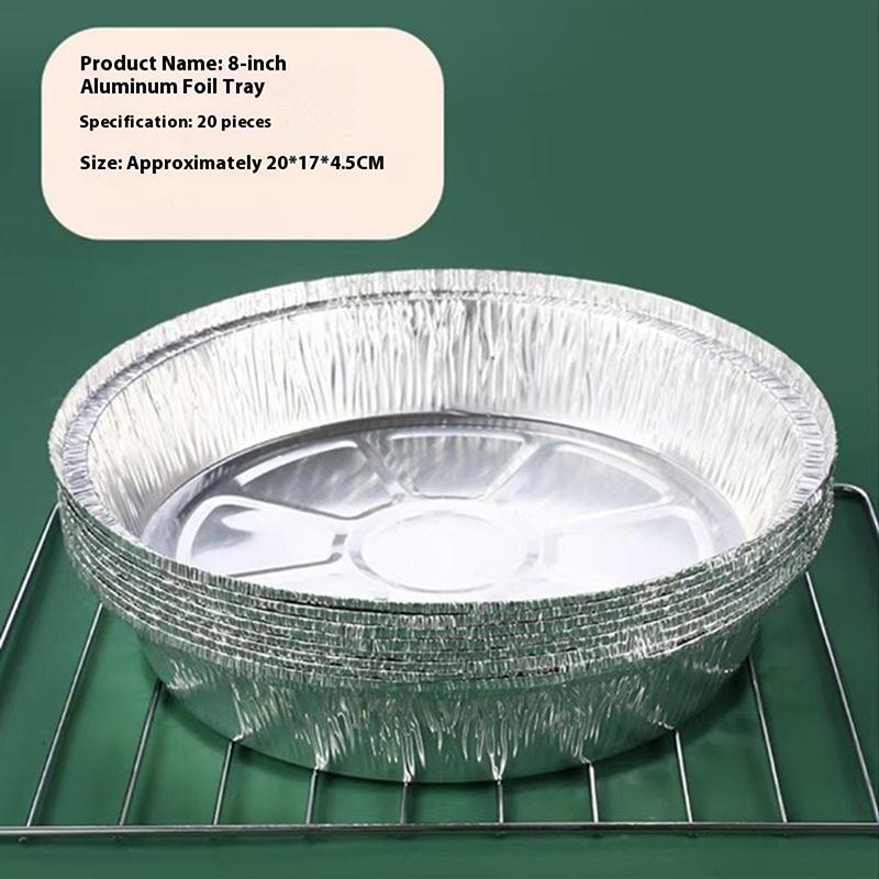 20Pcs Round Foil Trays Foil Flan Dish Disposable Aluminum Foil Silver Foil Food Container Plate Tin Foil Pie Pans For Air Fryer
20Pcs Round Foil Trays Foil Flan Dish Disposable Aluminum Foil Silver Foil Food Container Plate Tin Foil Pie Pans For Air Fryer