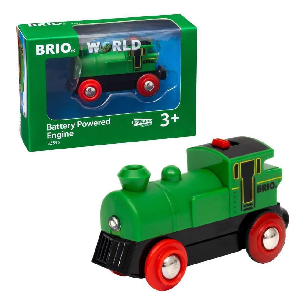 Brio Battery Powered Green Locomotive Toy for Ages 3 and Up Wooden Train Vehicle
Brio Battery Powered Green Locomotive Toy for Ages 3 and Up Wooden Train Vehicle