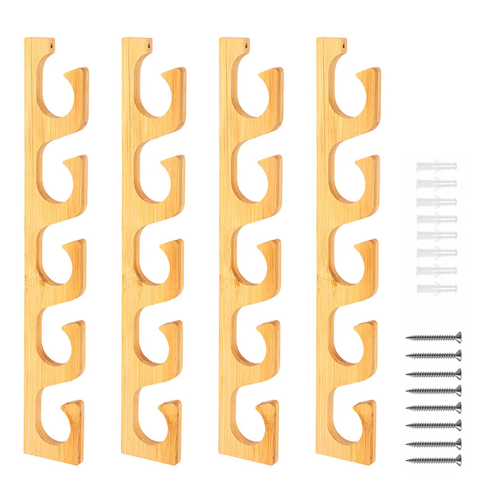 4Pcs Fishing Rod Holder Bamboo Wood Horizontal Wall Mount Fishing Rod Rack Up to 10 Rods for Garage Boat House Tackle
4Pcs Fishing Rod Holder Bamboo Wood Horizontal Wall Mount Fishing Rod Rack Up to 10 Rods for Garage Boat House Tackle
