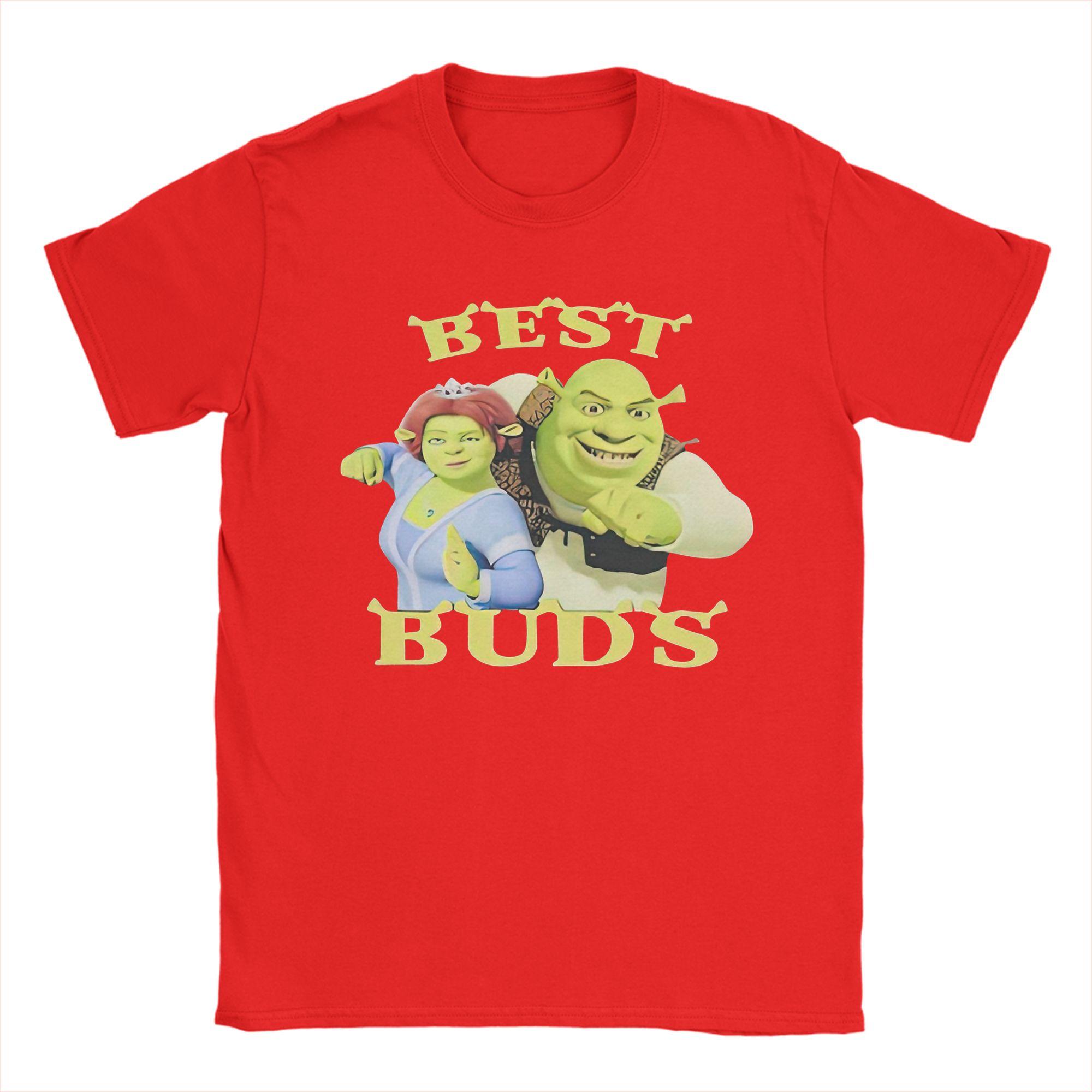 Fashion Shreks Best Buds TShirts Unisex Round Collar Cotton T Shirts Short Sleeve Tee Shirt Plus Size Clothes S
Fashion Shreks Best Buds TShirts Unisex Round Collar Cotton T Shirts Short Sleeve Tee Shirt Plus Size Clothes S