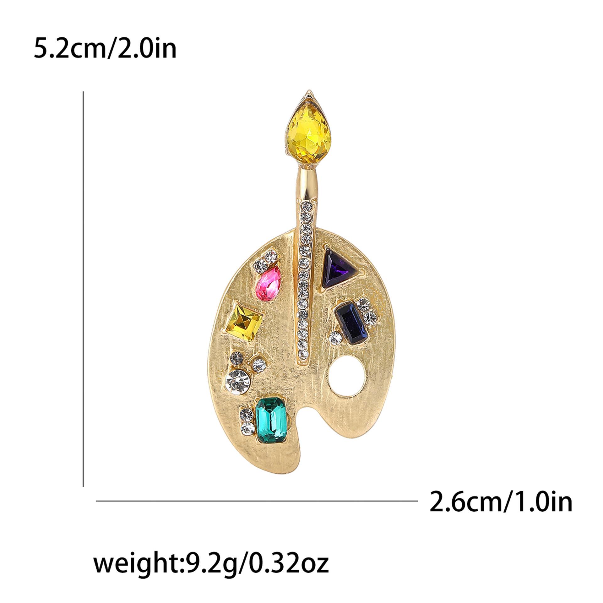 Креативный сплав горный хрусталь доска для рисования брошь модный простой мужской и женский костюм кардиган корсаж ювелирные изделия булавка
Креативный сплав горный хрусталь доска для рисования брошь модный простой мужской и женский костюм кардиган корсаж ювелирные изделия булавка
