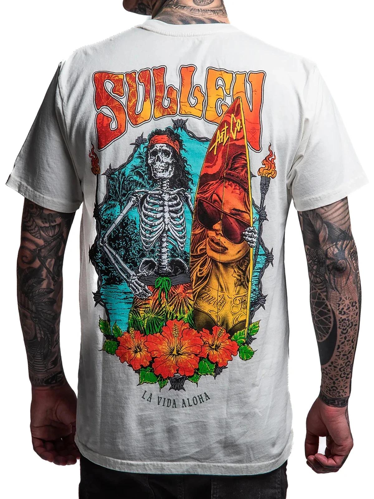 Sullen Men s La Vida Aloha Short Sleeve Premium T-shirt Skeleton Surfer Tee 3XL
Sullen Men s La Vida Aloha Short Sleeve Premium T-shirt Skeleton Surfer Tee 3XL