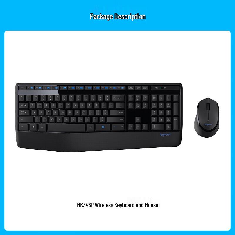 Logitech MK346P Wireless Keyboard and Mouse Combo
Logitech MK346P Wireless Keyboard and Mouse Combo