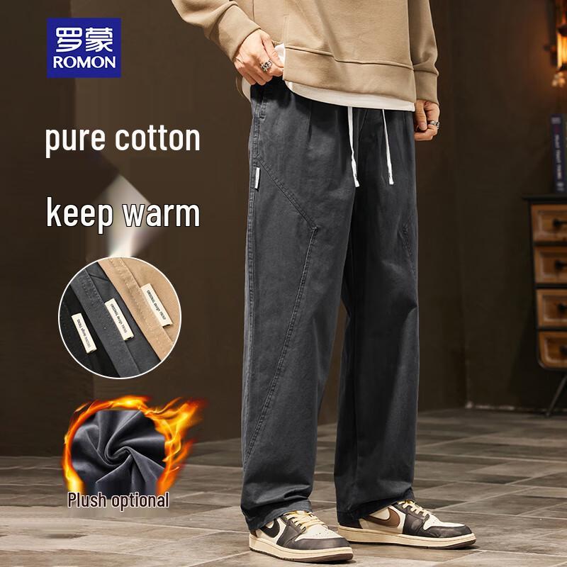 ROMON Men s Winter 100% Cotton Loose Straight Leg Casual Trousers 4XL
ROMON Men s Winter 100% Cotton Loose Straight Leg Casual Trousers 4XL