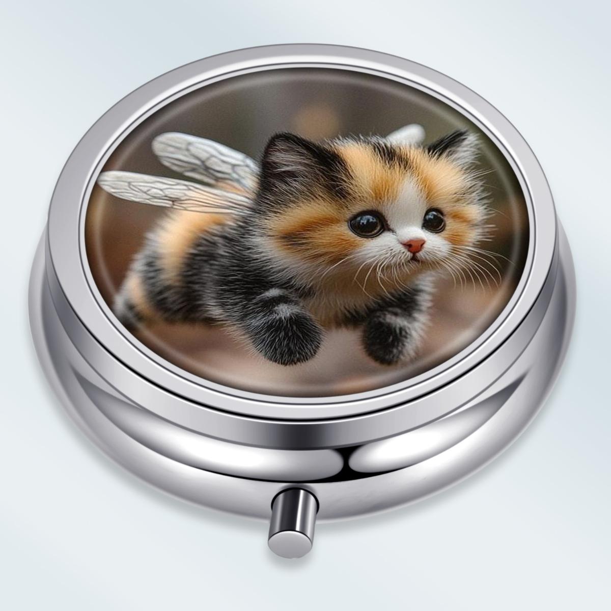 Portable Pill Box with 3 Compartments, Mini Metal Medicine Organizer Case, Cute Printed Pill Container for Vitamins, Pills, Jewelry, Travel, Daily Use разноцветный
Portable Pill Box with 3 Compartments, Mini Metal Medicine Organizer Case, Cute Printed Pill Container for Vitamins, Pills, Jewelry, Travel, Daily Use разноцветный