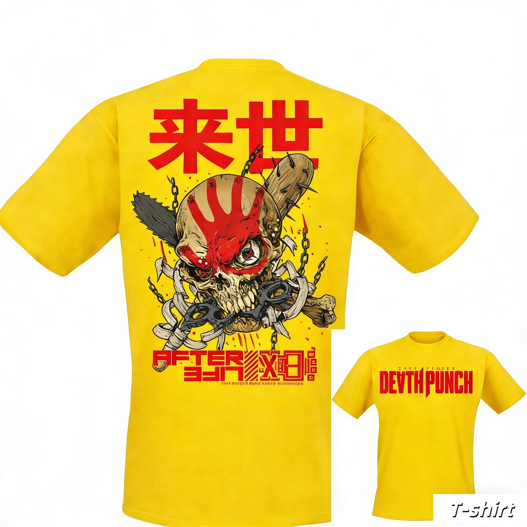 Afterlife Kanji Five Finger Death Punch Black Casual TShirt Mens and Womens Luxury Band Brand Top XL
Afterlife Kanji Five Finger Death Punch Black Casual TShirt Mens and Womens Luxury Band Brand Top XL