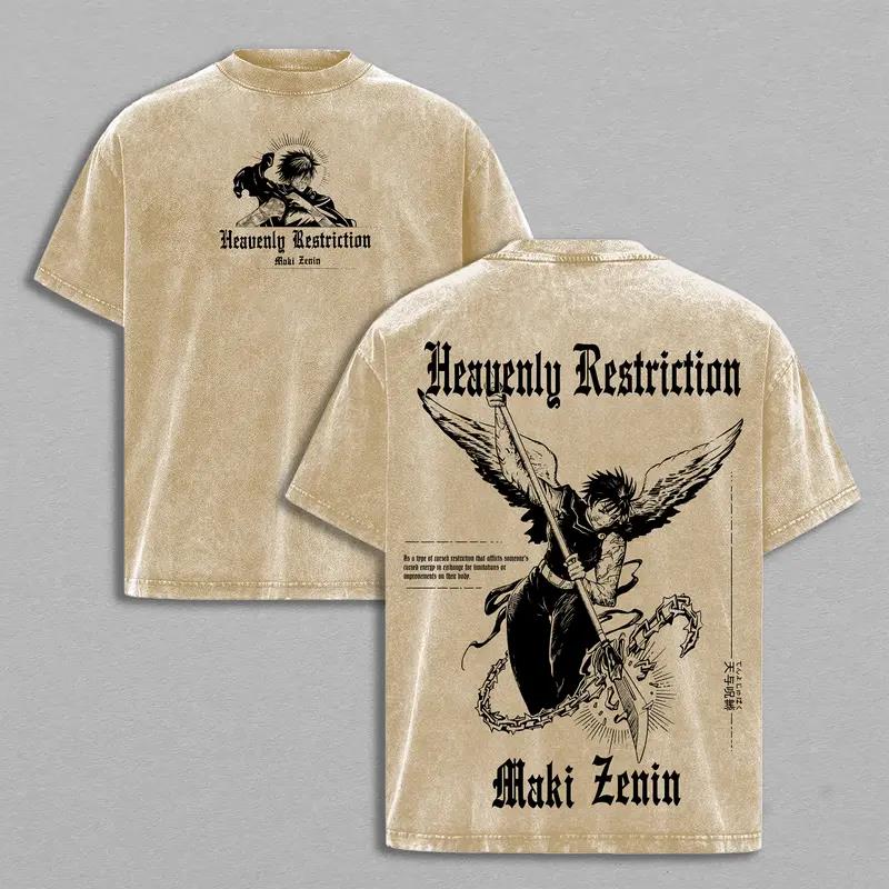 Zenin Maki Print T-shirt Jujutsu Kaisen Anime Clothing Men Women Cotton Tshirts Vintage Washed Tee Harajuku Oversized T Shirt XXL коричневий
Zenin Maki Print T-shirt Jujutsu Kaisen Anime Clothing Men Women Cotton Tshirts Vintage Washed Tee Harajuku Oversized T Shirt XXL коричневий