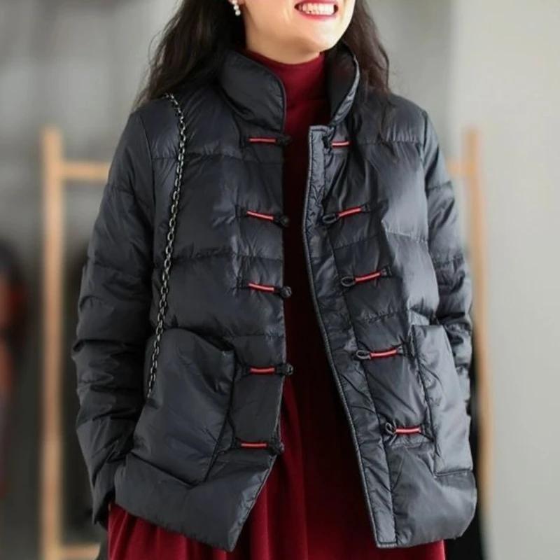 Стеганые женские пальто с черным утиным пухом, красные женские куртки с толстой подкладкой, популярная корейская одежда, легкая мода M
Стеганые женские пальто с черным утиным пухом, красные женские куртки с толстой подкладкой, популярная корейская одежда, легкая мода M