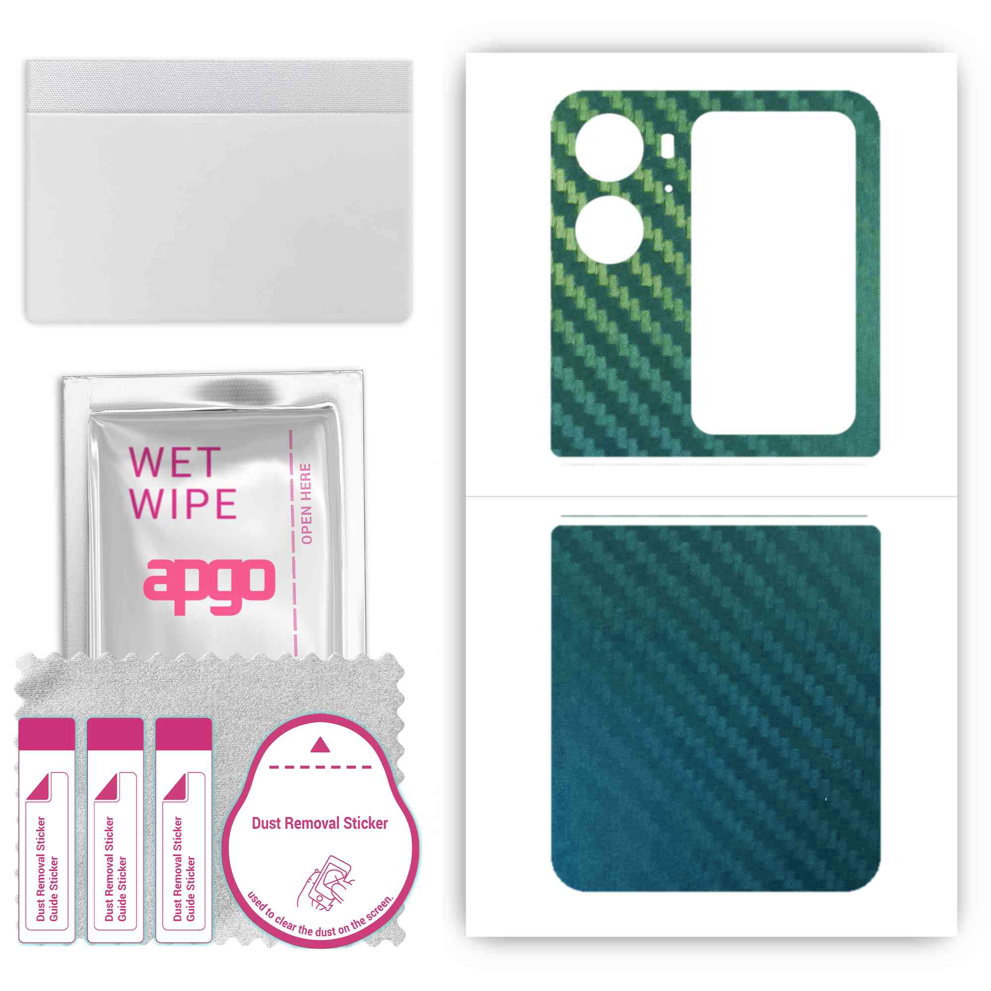apgo Protective Skin Sticker for the back compatible with Oppo Find N2 Flip, Wrap Film, Foil, Vinyl - Pattern Carbon Chameleon CAKA1
apgo Protective Skin Sticker for the back compatible with Oppo Find N2 Flip, Wrap Film, Foil, Vinyl - Pattern Carbon Chameleon CAKA1