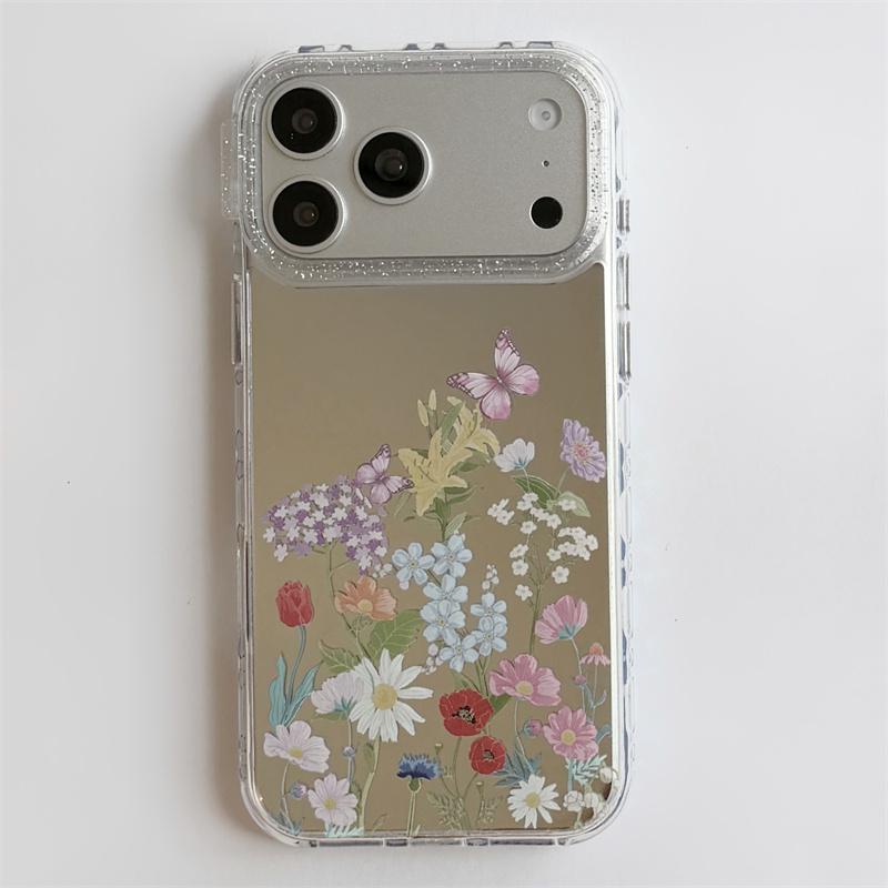 New Mirror like flower bed flowers Phone Case For iPhone 16 Pro 15 14 Pro Max 15 Promax Cover Stand Shockproof Cases Girl iPhone17 Pro Max
New Mirror like flower bed flowers Phone Case For iPhone 16 Pro 15 14 Pro Max 15 Promax Cover Stand Shockproof Cases Girl iPhone17 Pro Max