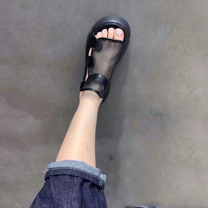 Сандалии в виде бисквитного торта, женские летние модные дышащие европейские сандалии из сетчатой ткани с липучкой на толстой подошве в римском стиле 38 чёрный
Сандалии в виде бисквитного торта, женские летние модные дышащие европейские сандалии из сетчатой ткани с липучкой на толстой подошве в римском стиле 38 чёрный