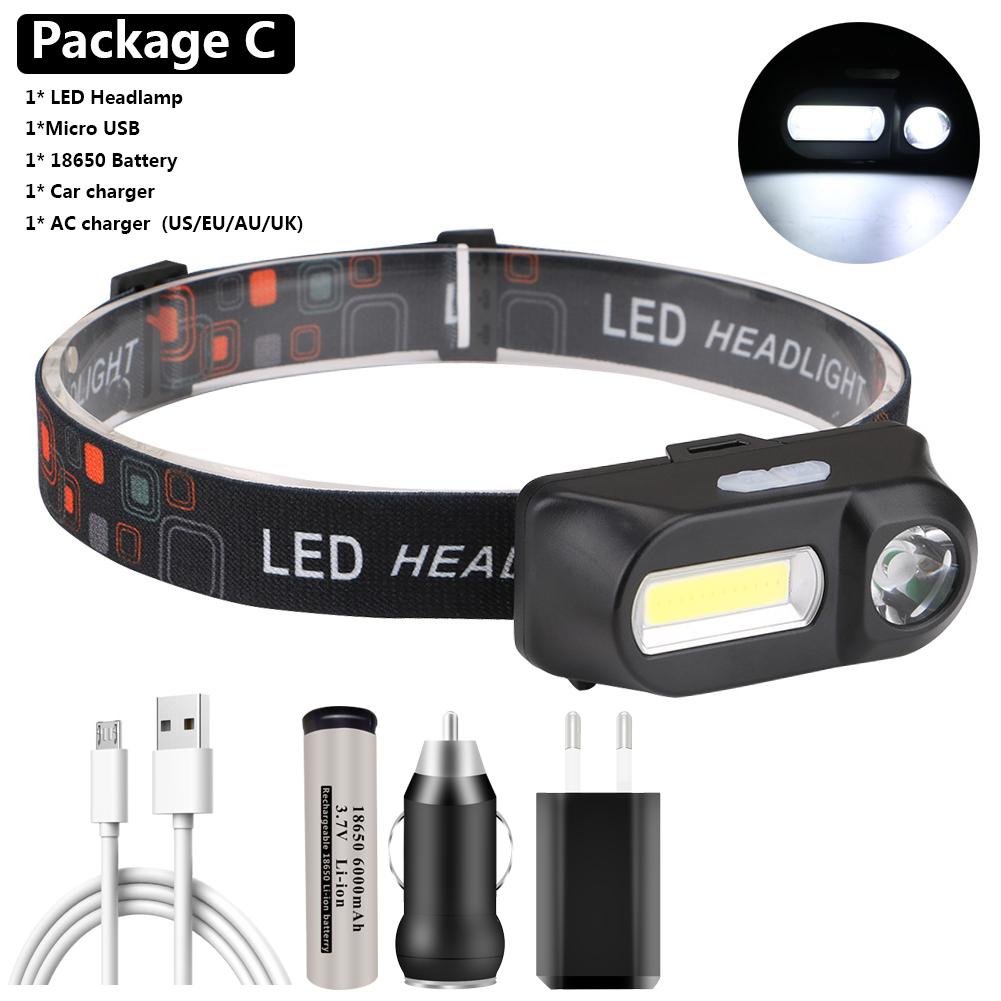 1804 Sensor XP-G Q5 Headlamp Camping Head Light Lamp by 1* 18650 Акумуляторна батарея Світлодіодні лампи COB Lithium Ion 10w Package C
1804 Sensor XP-G Q5 Headlamp Camping Head Light Lamp by 1* 18650 Акумуляторна батарея Світлодіодні лампи COB Lithium Ion 10w Package C