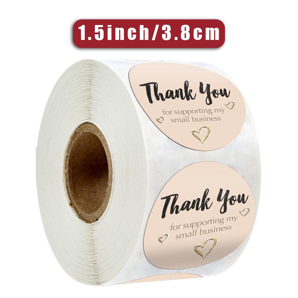 500pcs 1.5 Inch Thank You For Your Order Kraft Paper Sticker Envelope Seal Label For DIY Biscuit / Candy Packaging Sticker
500pcs 1.5 Inch Thank You For Your Order Kraft Paper Sticker Envelope Seal Label For DIY Biscuit / Candy Packaging Sticker