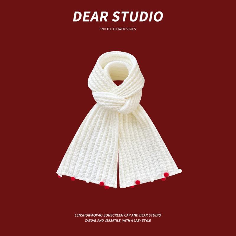 White Deer New Christmas Ball Knitted Scarf Women s Winter Thickened Warm Red Wool Shawl Scarf Tide
White Deer New Christmas Ball Knitted Scarf Women s Winter Thickened Warm Red Wool Shawl Scarf Tide