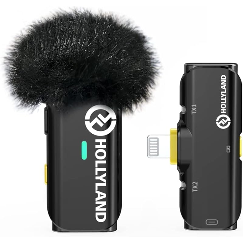 Hollyland Lark C1 smartphone external microphone Wireless pin microphone for iPhone/iPad [MFi certified, noise canceling, 8 hours continuous use, dual
Hollyland Lark C1 smartphone external microphone Wireless pin microphone for iPhone/iPad [MFi certified, noise canceling, 8 hours continuous use, dual