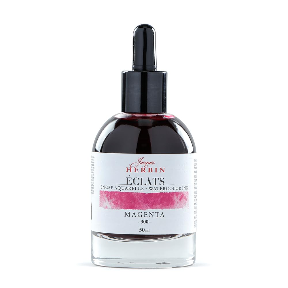 Herbin Eclat Watercolor Magenta Ink, 50ml, (HB16300)
Herbin Eclat Watercolor Magenta Ink, 50ml, (HB16300)