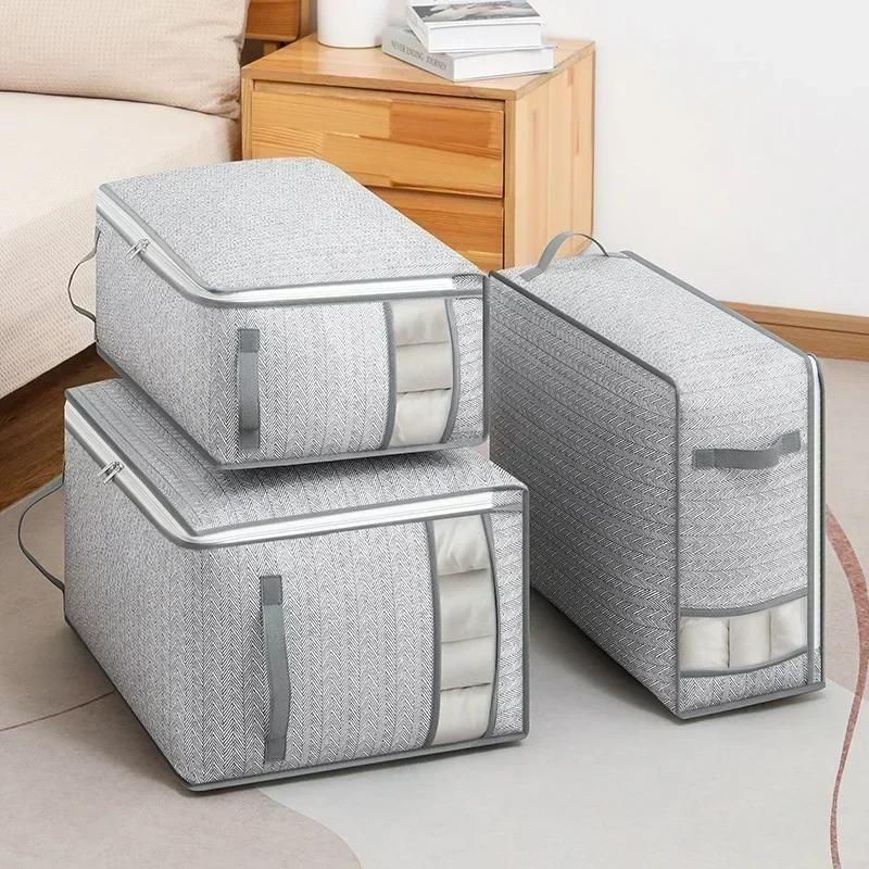 Foldable Clothes Storage Bag Visual Quilt Organize Cases with Handle Home Pillow Blanket Organizer Wardrobe Sorting Storage Box 1PC
Foldable Clothes Storage Bag Visual Quilt Organize Cases with Handle Home Pillow Blanket Organizer Wardrobe Sorting Storage Box 1PC