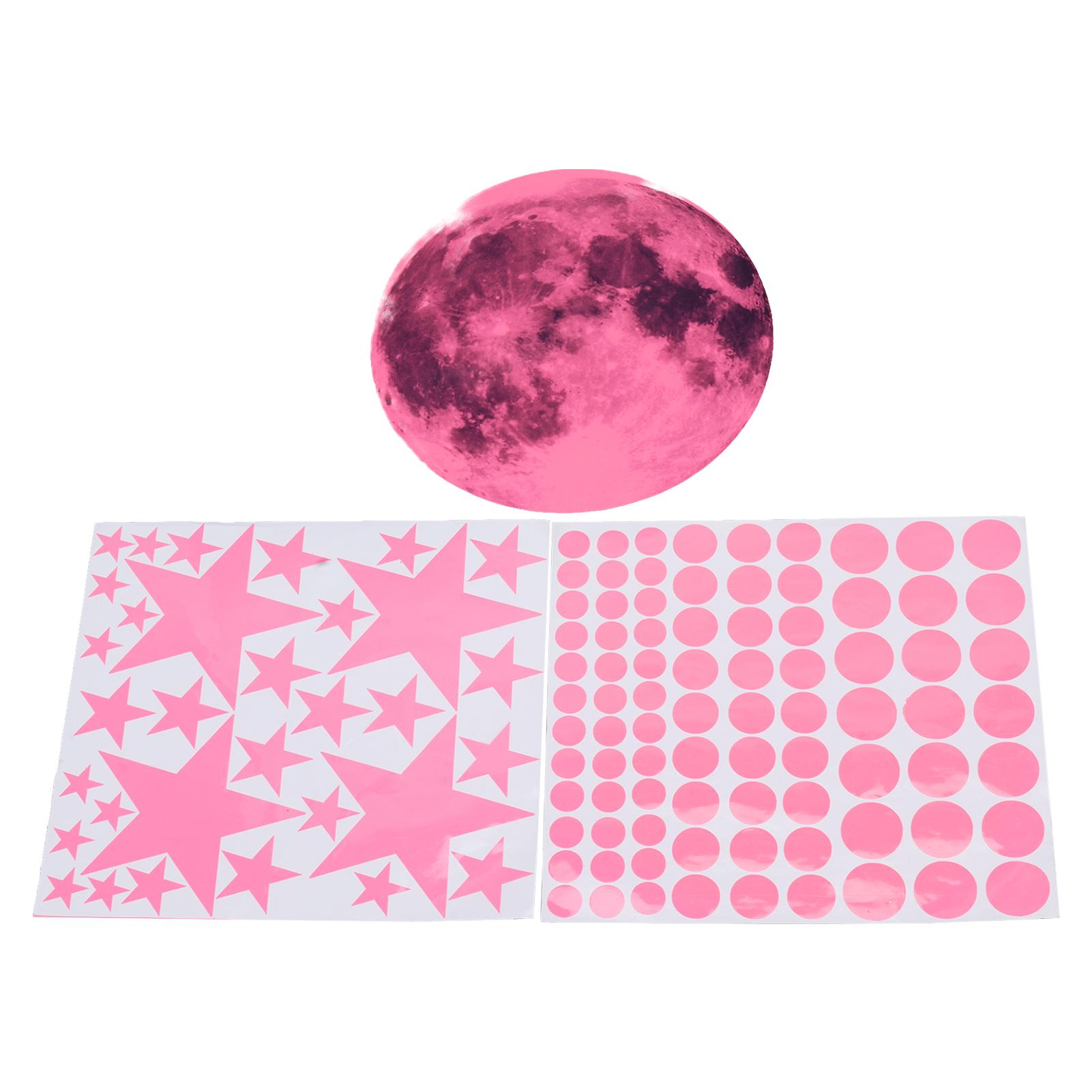 Glow in The Dark Wall Stickers Luminous Moon Star Dot Wall Stickers Wall Decals Decor for Bedroom рожевий
Glow in The Dark Wall Stickers Luminous Moon Star Dot Wall Stickers Wall Decals Decor for Bedroom рожевий